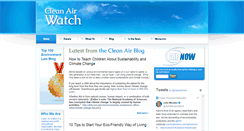 Desktop Screenshot of cleanairwatch.org