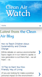 Mobile Screenshot of cleanairwatch.org